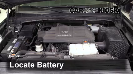 2017 Nissan Titan XD SL 5.6L V8 Batterie Changement